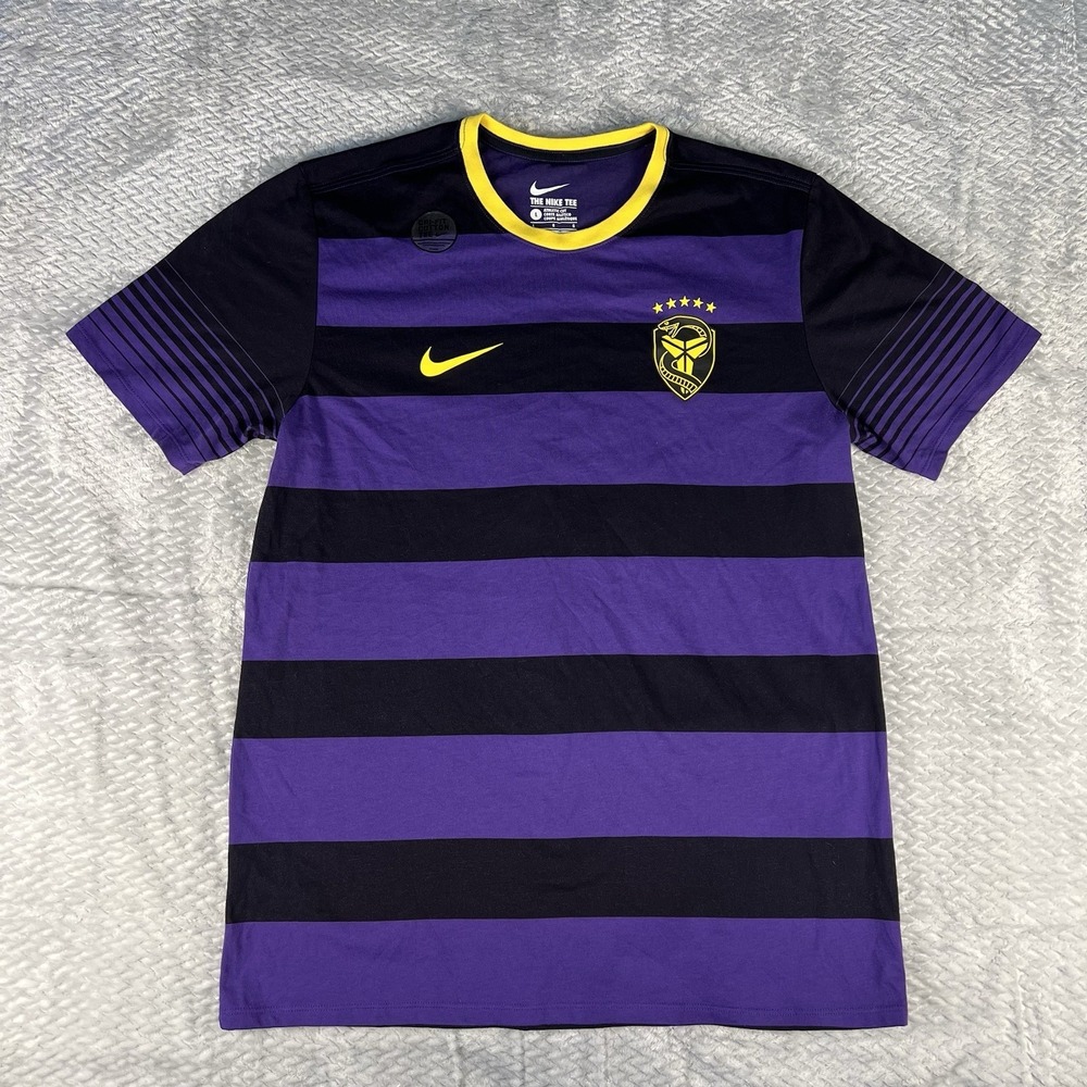 Nike Kobe Bryant Mambacurial Jersey Tee 24 Dri-Fit Purple Black Mamba Sz L